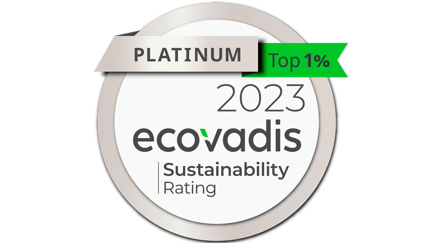 Certificado Ecovadis Platinum