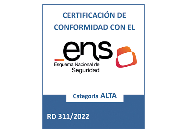 gtt revalida el Certificado ENS de Conformidad de Nivel Alto por su compromiso y dedicación a la seguridad